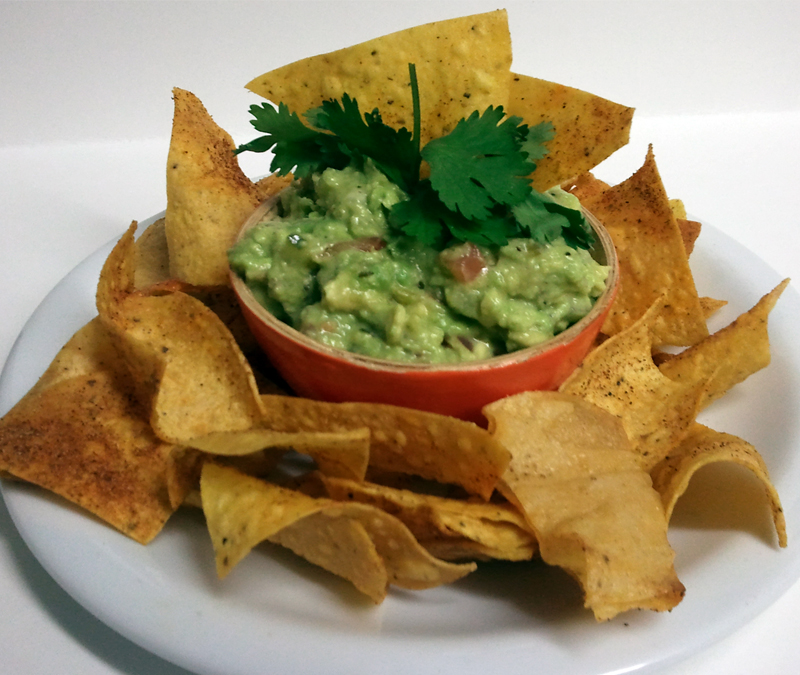 We don't even cut the avocados until you order your guacamole, and it's served with home-made nacho chips cooked in vegetable oil - naturally gluten-free and vegetarian friendly!