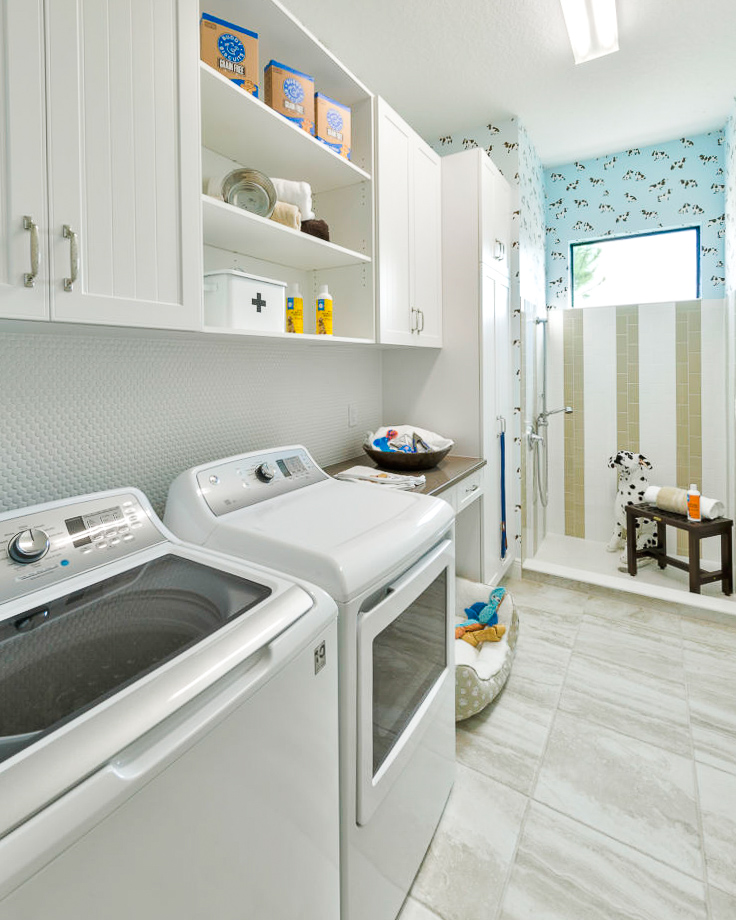 NealCommunities's tweet image. Take your laundry room to the next level by utilizing it as a sanctuary for your pet. Create extra storage space for their food, toys and accessories all compiled neatly in one place. Read more about this concept on the Pure Style blog! bit.ly/2uxuFxJ #PureStyle