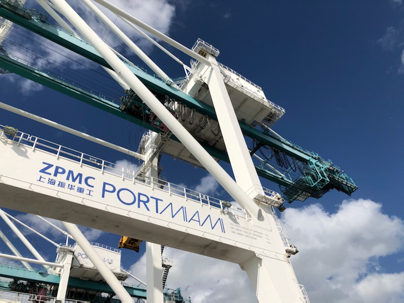 thepacker's tweet image. #gopex Port of Miami tour