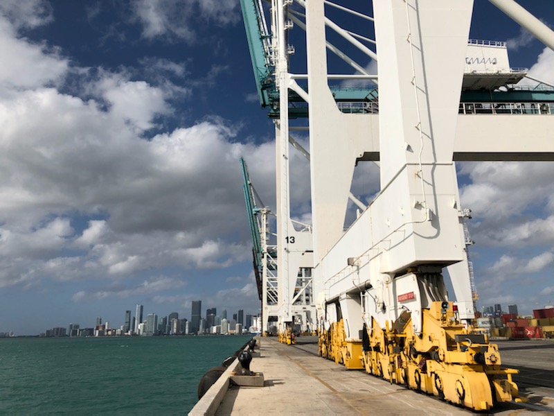 thepacker's tweet image. #gopex Port of Miami tour