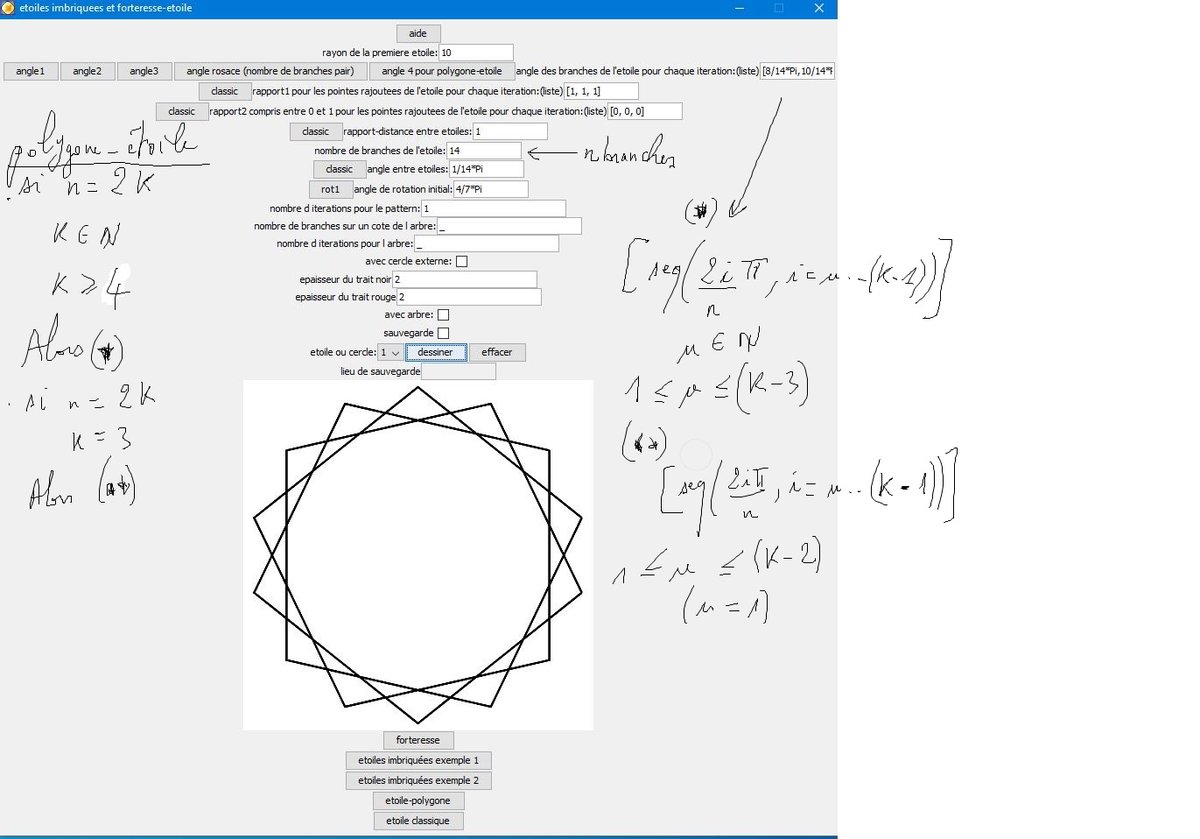 ElioC12's tweet photo. cas particulier de "#polygone-#etoile" "#polygon-#star" avec ma maplet sur #maplesoft
https://t.co/Cnburx0Ouh https://t.co/80yvkxZaVY
