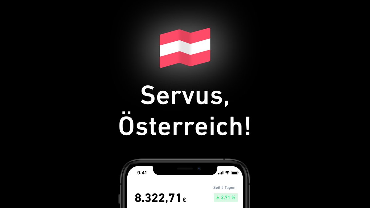 Servus, Austria 🇦🇹! Join the #TradeRepublic waitlist today trade.re/2FsQ3Xb <a href="/TradeRepublicDE/">Alex</a>