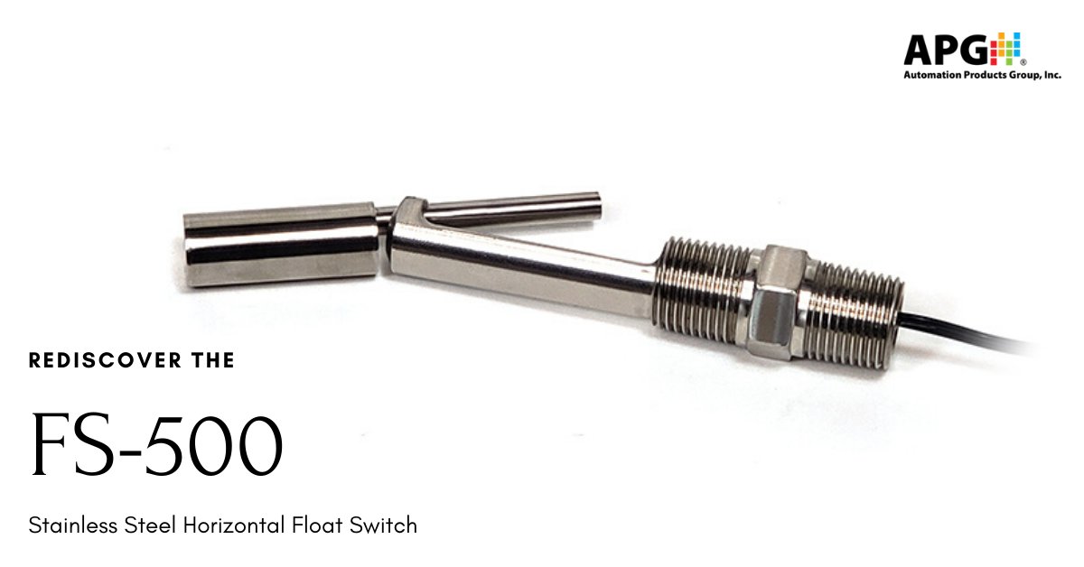 apgsensors's tweet image. #ThrowbackThursday - Throw back to the release of our FS-500 Stainless Steel #HorizontalFloatSwitches!
-3 fitting configurations 
-2 temperature ranges
-316L Stainless Steel wetted materials
-User-reversible logic function

Rediscover it at bit.ly/36EcJje!

#OEMSensor