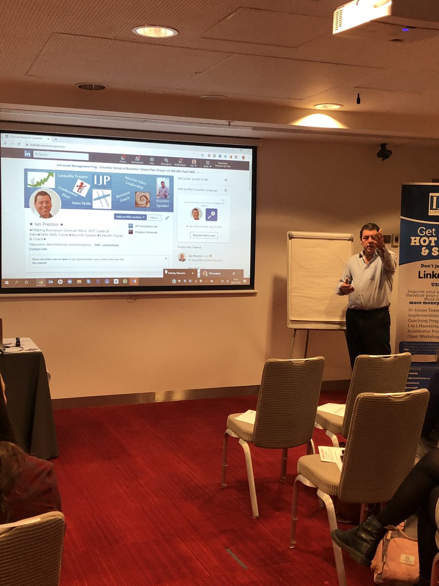 CIOFWestMids's tweet photo. Thrilled to welcome @ianjpreston57 at tonight’s #SecondThursday presenting on #LinkedIn and how we as fundraisers can make better use to connect with others https://t.co/yMLzcLBMve