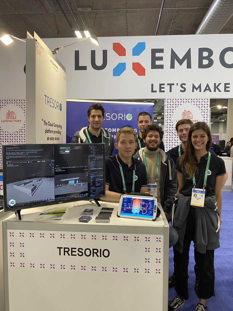 Un immense bravo 👏 à nos amis de chez @TresorioCloud qui sont en ce moment au #CES de #LasVegas pour présenter leurs #solutionsdurables de #CloudComputing 🖥️🌱.