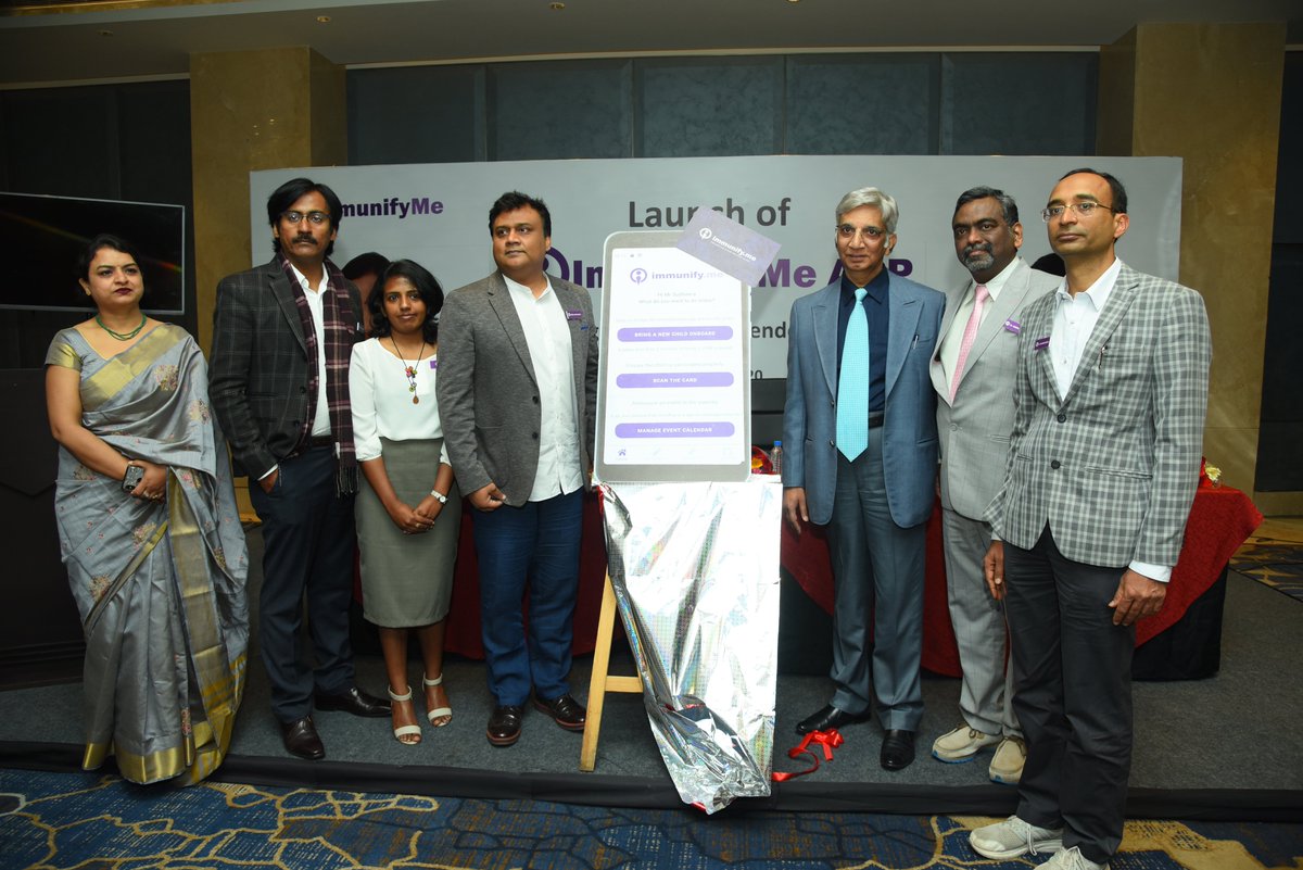 immunifyme's tweet photo. Ever thought of maintaining the vaccination record on an application? Well here is the cure to the problems and the immune system of our company.
ImmunifyMe makes headway in the billion dollar Indian market.#LaunchofImmunifyMe #Newbeginning #Digitizationofimmunization #India2k20 https://t.co/rtlBJAHwb7