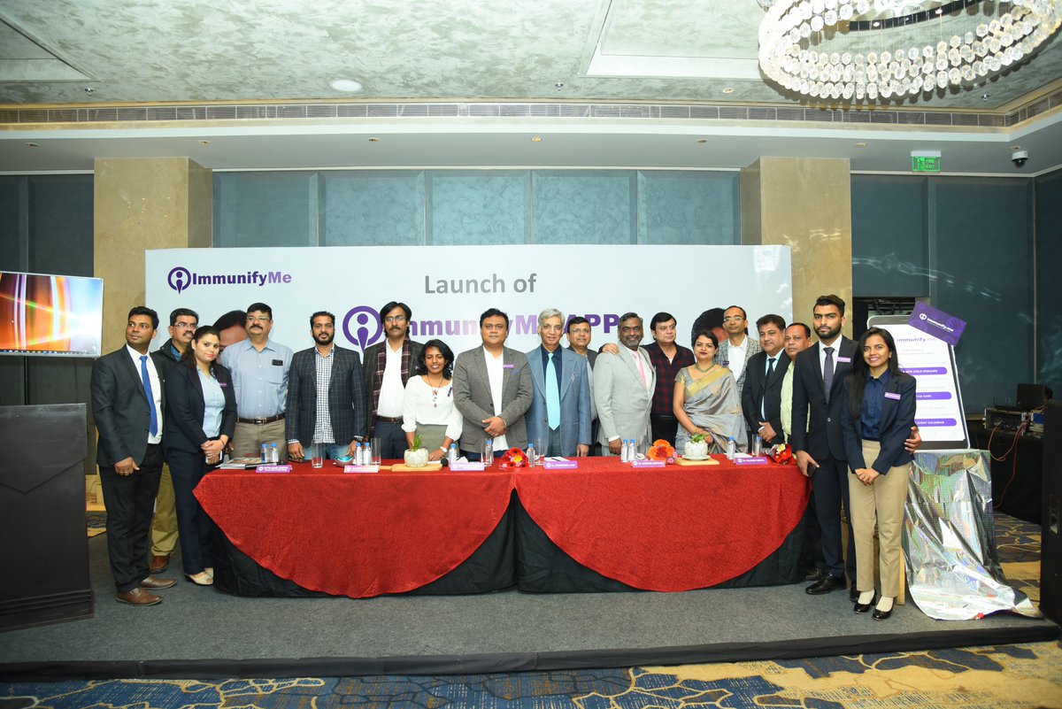 immunifyme's tweet photo. Ever thought of maintaining the vaccination record on an application? Well here is the cure to the problems and the immune system of our company.
ImmunifyMe makes headway in the billion dollar Indian market.#LaunchofImmunifyMe #Newbeginning #Digitizationofimmunization #India2k20 https://t.co/rtlBJAHwb7