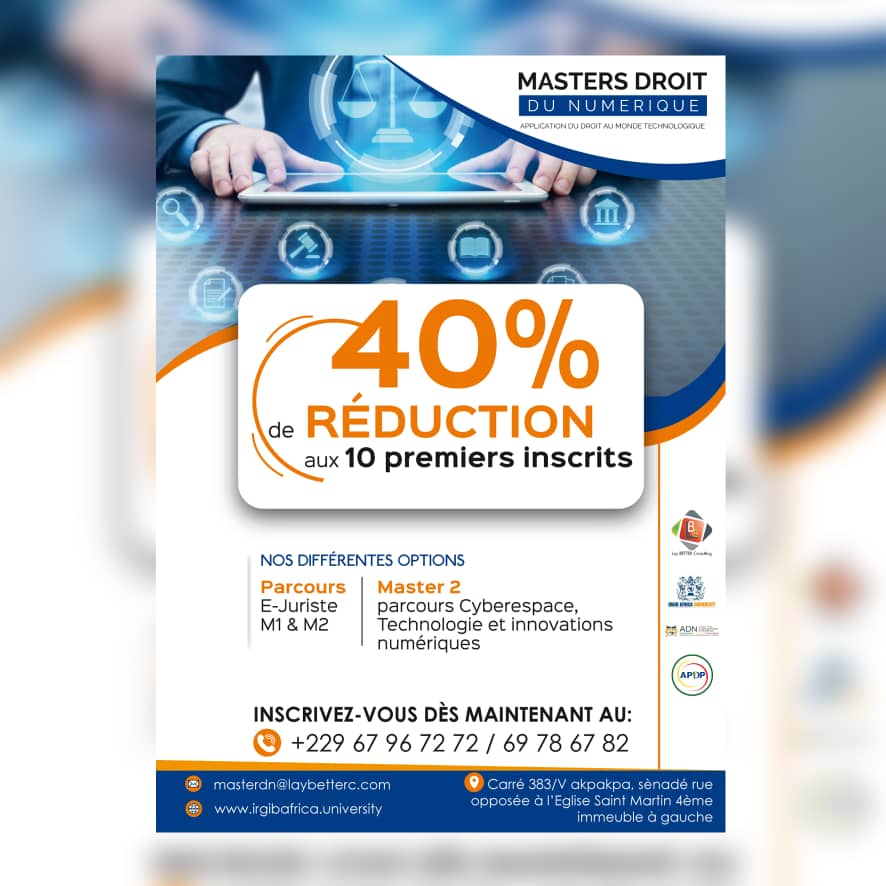 360Conseils's tweet photo. Savez-vs qu'en novembre 2019, la fonction de juriste du numérique est celle qui était la + demandée sur le marché de l'emploi ?
NB1: l'expertise juridique du numérique est recherchée!
NB2: passez demain à @IrgibAfrica à partir de 9h!
#MastersDN
#LBC
#IRGIBAFRICA
#BENINNumérique https://t.co/oSVxpS2gxW