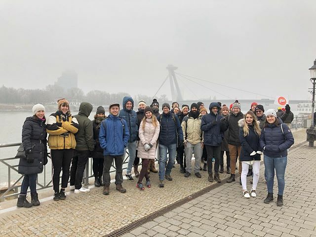 BeFreeTours's tweet photo. What’s that mysterious building hidden in the fog? 😱 Join us and we will surely let you know! 😏 #bratislavafreetour #befreetours #slovakia #slovensko #communist #tour #tourguide https://t.co/4jycY63kDf https://t.co/p0e4vdKokN