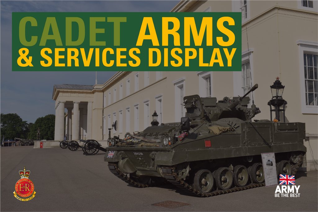 Each term at RMAS we run an Arms and Services fair for our Officer Cadets to showcase the wide variety of Army careers available. On the 21st May 2020 we are also inviting cadets and UOTC officer cadets to join us.
⁠
bit.ly/RMASCommunityE… to find out more.⁠