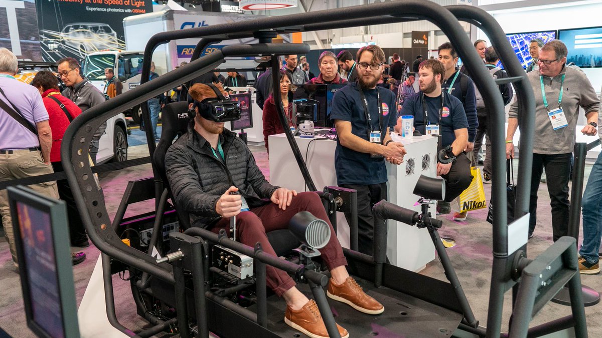 flir's tweet photo. FLIR CITY VR is a #CES2020 hit! This full motion VR experience takes you on an interactive tour of how #FLIR sensing technology will change your future. North Hall, Booth #8528. #FLIRCES https://t.co/y0aQqMkwXU