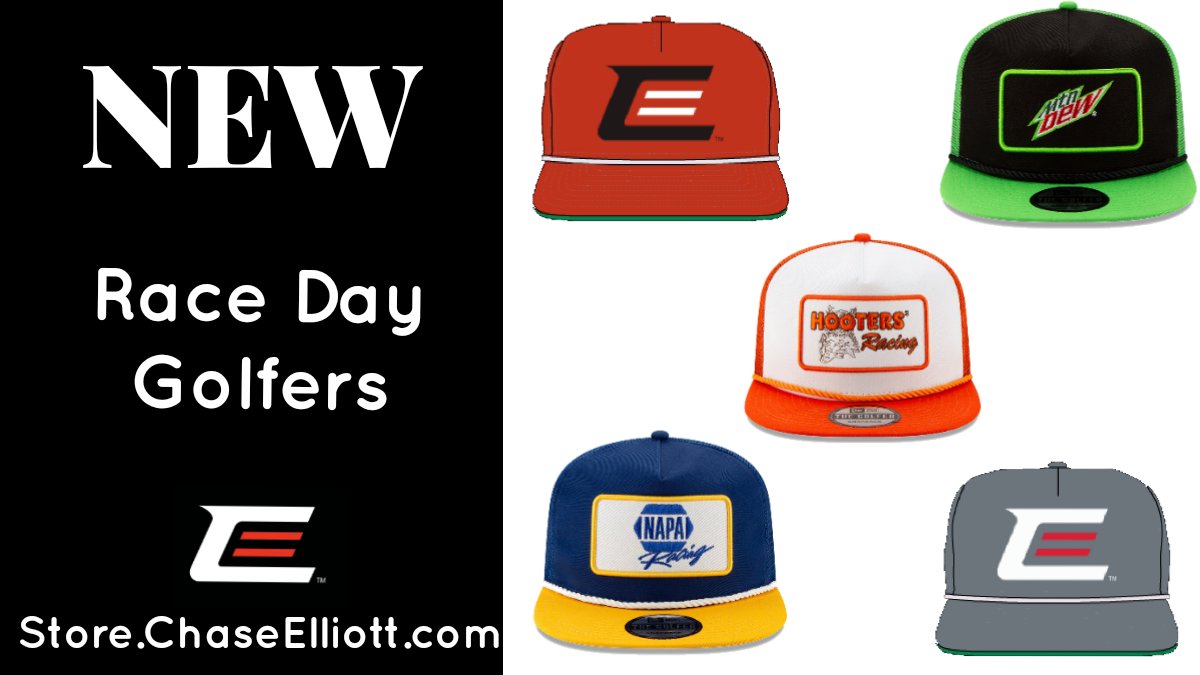 chase elliott hooters golfer hat
