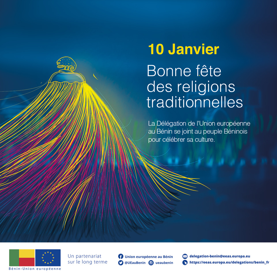 Bonne fête des religions traditionnelles à tout le peuple béninois