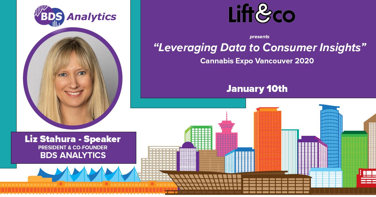 BDSA_Insights's tweet photo. #BDSAnalytics is thrilled to be attending this years Cannabis Expo in Vancouver! 🍁
🎤 Don't miss "Leveraging Data to Consumer Insights" with our President & Co-Founder - Liz Stahura.
How we can help your business grow? Email us at: info@bdsanalytics.com https://t.co/kAQMR6h3hK