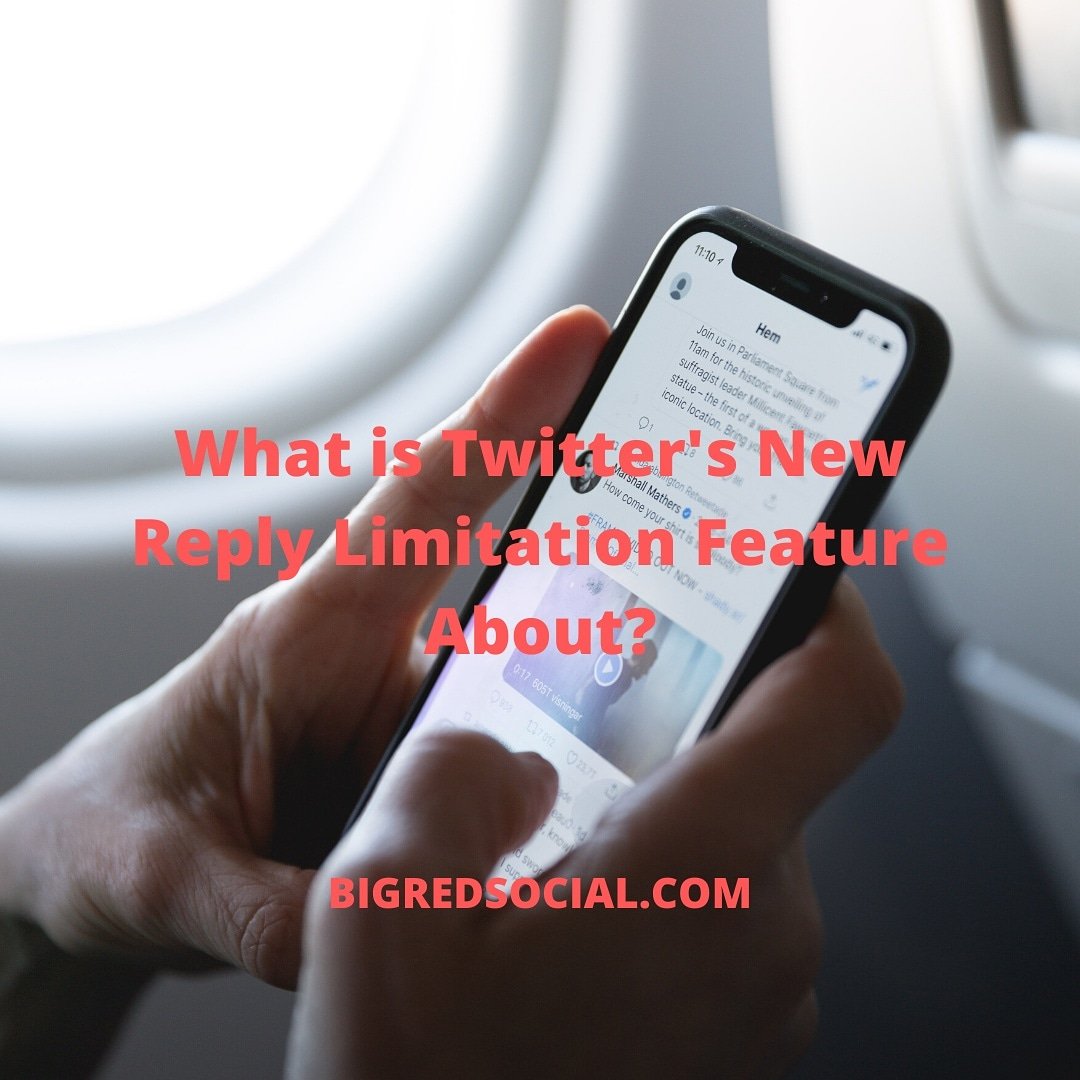 BigRedSocial1's tweet image. Find out more about Twitter's new proposed reply limitation feature:

bigredsocial.com/index.php/2020…

#twitterfeature #newtwitterfeature #replylimitation #twitter #twittermanagement #twitteralgorithm #instagrammanagement #socialmediamanagement #socialmedia #bigred #bigredsocial