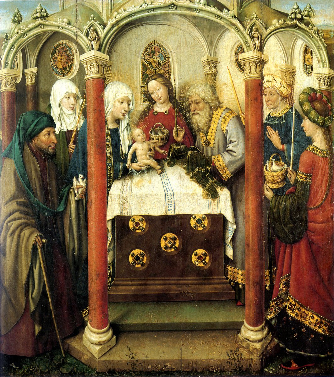 elgranmuseo's tweet photo. Presentation in the Temple, Jacques Daret, 1435 #northernrenaissance #daret https://t.co/srW6MxkvWl