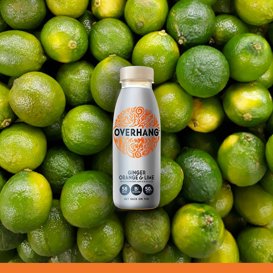 🍈 Zesty limes packed into every bottle of Overhang. 
🏃 This gingery, citrusy cocktail of botanicals and vitamins will make your #Veganuary a piece of cake. 
overhangdrinks.com/store-locator/