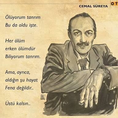Huzurla uyu koca yürekli adam 9 Ocak 1990 #CemalSüreya