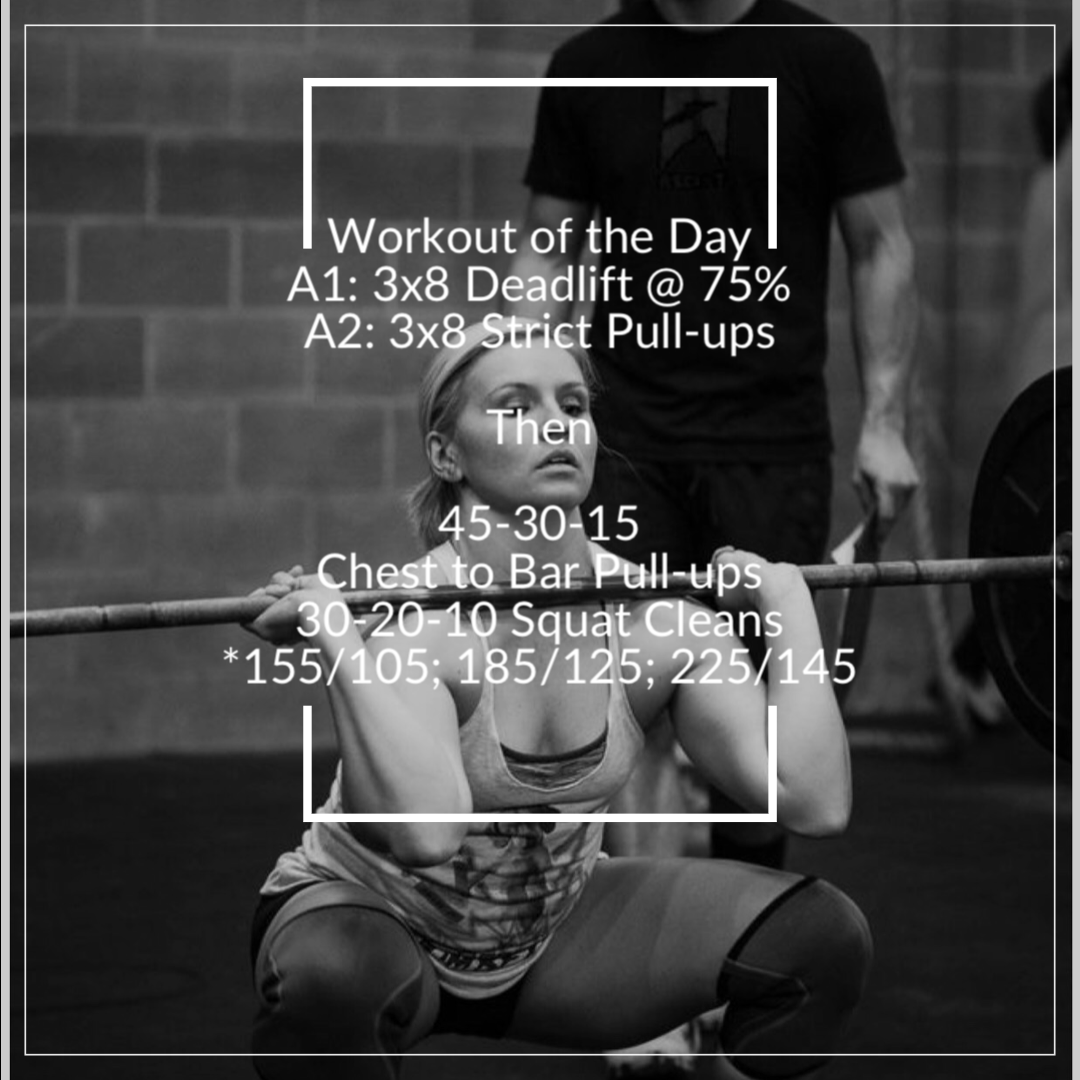 BoundCrossfit's tweet photo. Scaling options
A1: stay at light to moderate weight focusing on technique
A2: scale to a partner spotting feet or 8-12 Bicep Curls at moderate weight

Conditioning:
∗ scale to kipping pull-ups - or banded strict pull-ups (30-20-10 reps)
∗scale WT to 50-60% technique focused https://t.co/J5sd8i3peF