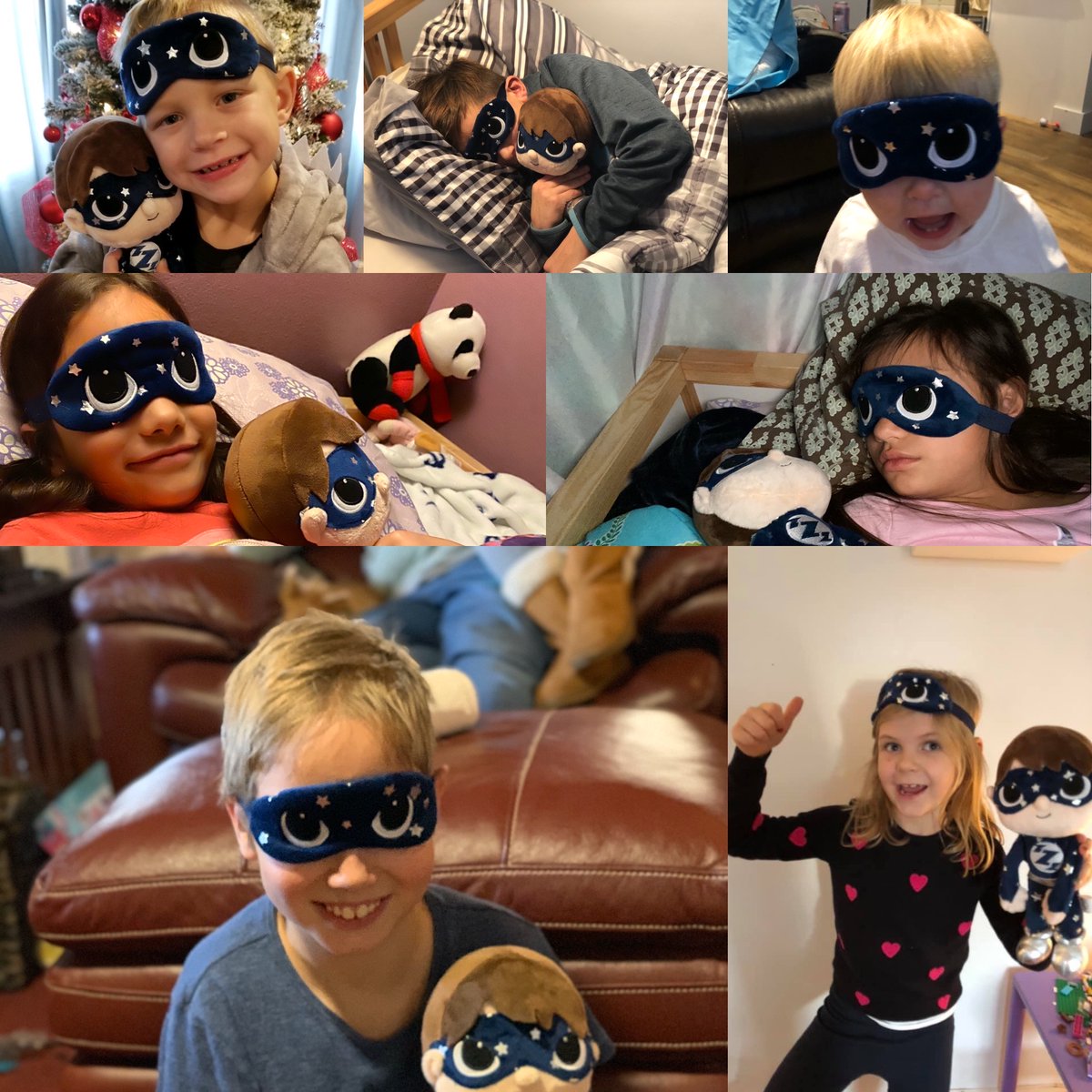 ZeroDreamHero's tweet photo. We've enjoyed seeing the pics of a few of the kids who received Zero for Christmas. Our favorite part is hearing the stories about how he helped them sleep better! #sleep #bettersleep #kidsleep https://t.co/DqXSSbrFOo