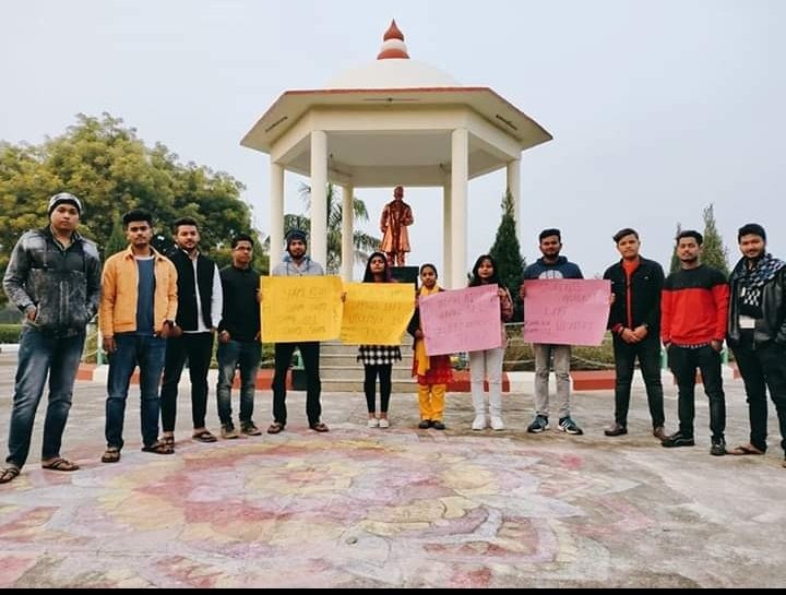 #BHU_South_Campus Against #LeftViolence_In_JNU
#LeftAttacksJNU
#BanAISA
#BanSFI
