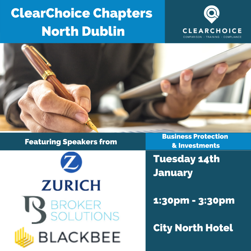 ClearChoice_tm's tweet photo. Join us at our North Dublin ClearChoice Chapters Event from 1:30pm-3:30pm on Tuesday the 14th of January at the City North Hotel! Book your place today! https://t.co/f371AZvj82 https://t.co/GjXXIJSqDn