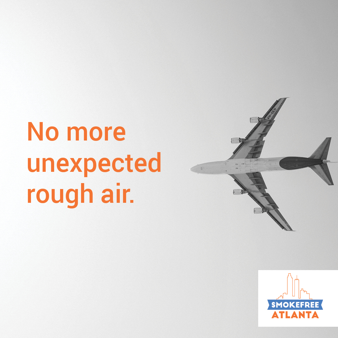 Nothing but clear skies at the world’s busiest airport. The Hartsfield-Jackson airport is officially smoke-free.

#SmokefreeATL