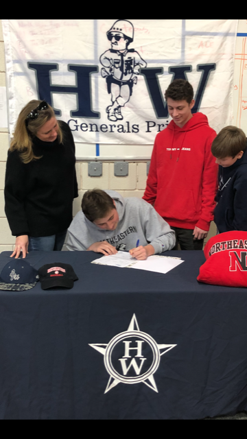 hwathleticdept's tweet photo. Congratulations to HW Senior Will Jones, who signed his NLI to Play Baseball at @GoNUathletics next year!

@salemnewssports @BostonHeraldHS @MSONEWSports https://t.co/f8fbbB9y8c