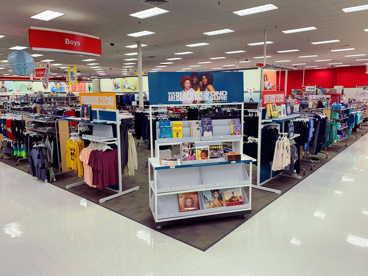 SouthsideTarget's tweet photo. February is right around the corner and we are ready with our Black History month set! Come shop apparel, books, and music from powerful black artists #beyondmeasure https://t.co/5CWbI1Gj1j