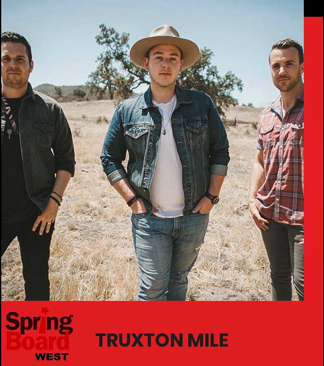 //Back on the road// 👊🏼 Very excited to be a part of the <a href="/springboardfest/">SpringBoard Fest</a> in San Diego for the 2nd year in a row. See y’all this Friday &amp; Saturday SD! 
#TruxtonMile #CountryMusic #California #Music #Country #CaliforniaCountry #SBFEST