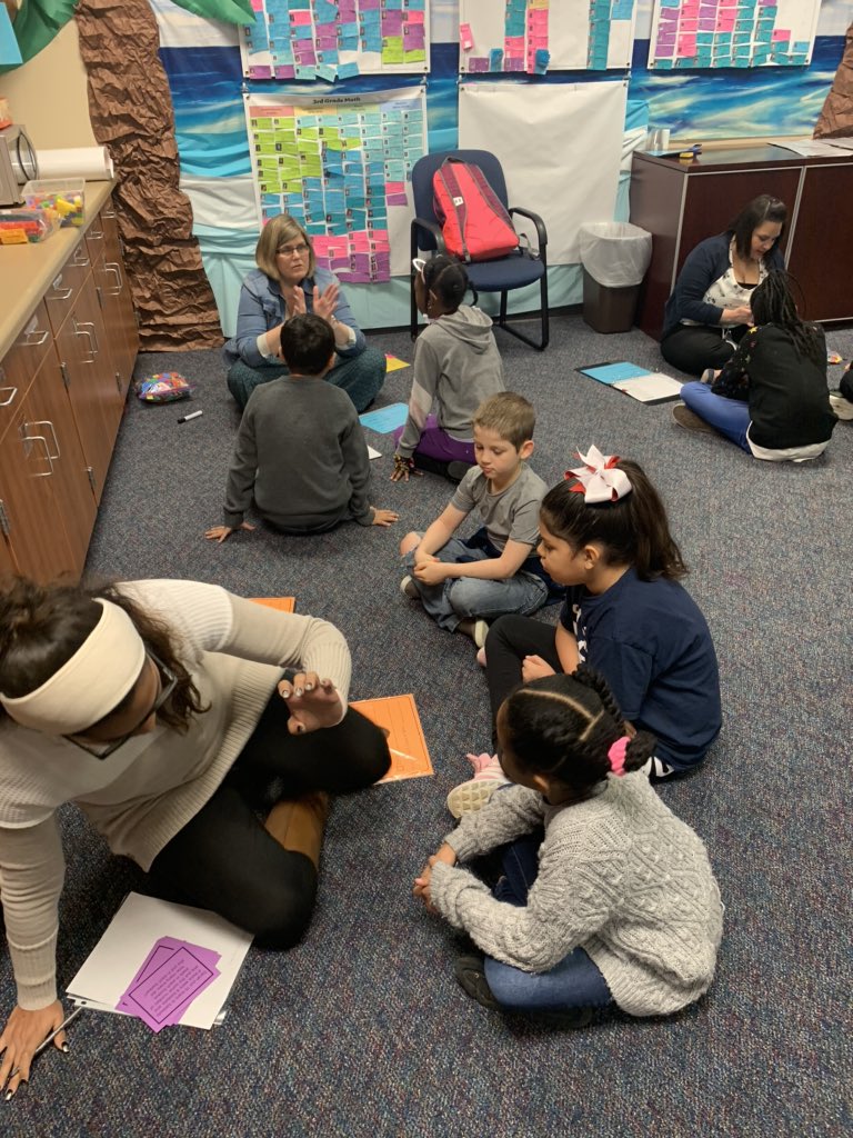 DrPGorman's tweet photo. What an amazing lab site during our #teamtime #FordFalcons! Thank @MrsBringmann for sharing your knowledge! #CISDSolves https://t.co/Ya0ppDn2Db