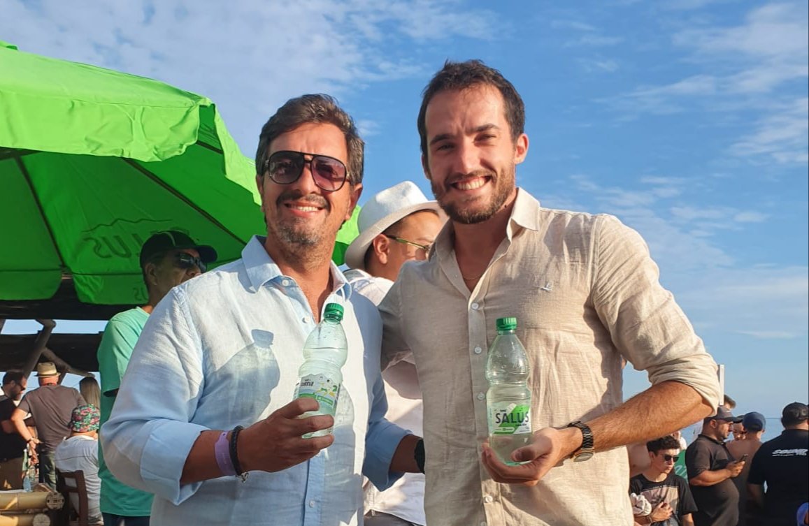 Tremendo #sunset en #PuntoSur con el crack de <a href="/EmiLasaUY/">Emiliano Lasa</a> que se recupera para llegar a #Tokio2020. #saliracorrer con <a href="/SalusUruguay/">Salus</a> #suenabien