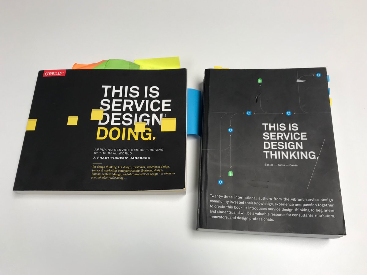 BredaDoherty's tweet photo. The first book (s) discussed this week at our new @equatoragency book group 📚😀. Good excuse to revisit some favourites, have stimulus for cross-team discussions and get away from screens for headspace! #servicedesign #thisisservicedesigndoing #thisisservicedesignthinking https://t.co/b9qFv9TiIS