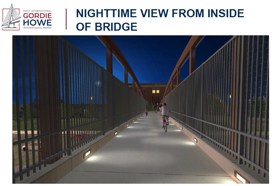 New <a href="/GordieHoweBrg/">Gordie Howe International Bridge</a> ped bridge designs announced. “This project is good for the Detroit community, our economy, and for the countless people who will use these new pedestrian bridges to get where they need to go," says <a href="/GovWhitmer/">Governor Gretchen Whitmer</a> 
detroitnews.com/story/news/loc…