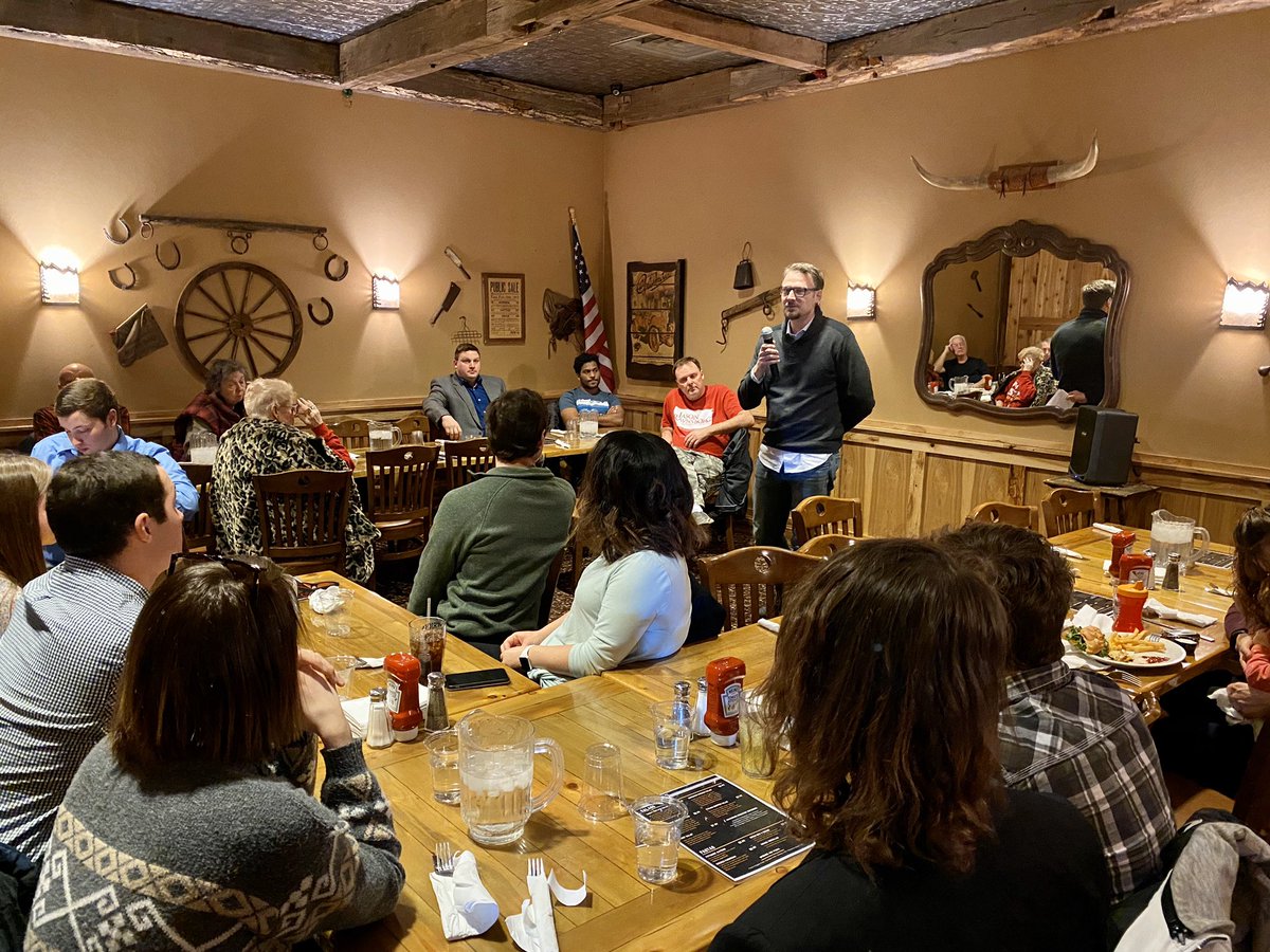 BrownCountyGOPS's tweet photo. Thank you to Aberdeen Mayor Travis Schaunaman, for being with us today at our January Reagan Lunch!
Lots of new, and young faces joining us today, great to see - Thanks to all who attended!
#BCGOP #SDGOP #GOP #Republicans #youngrepublicans https://t.co/DAJuIwccek