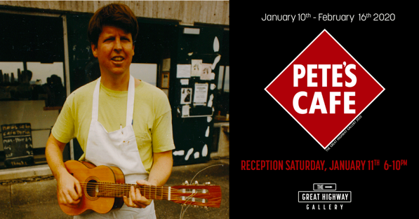Congratulations to Connie Goldman for being featured in the Great Highway Gallery in San Francisco. This group exhibition is a tribute to Pete of Pete's Cafe. Opening Reception is this Saturday, January 11th from 6-10pm. 

#conniegoldman #sfai #greathighwaygallery #petescafe