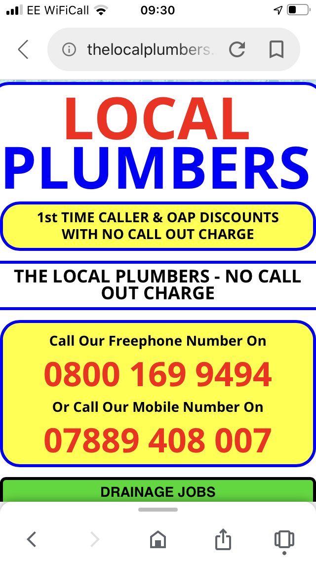 chefmounty's tweet image. Do not call these plumbers!!