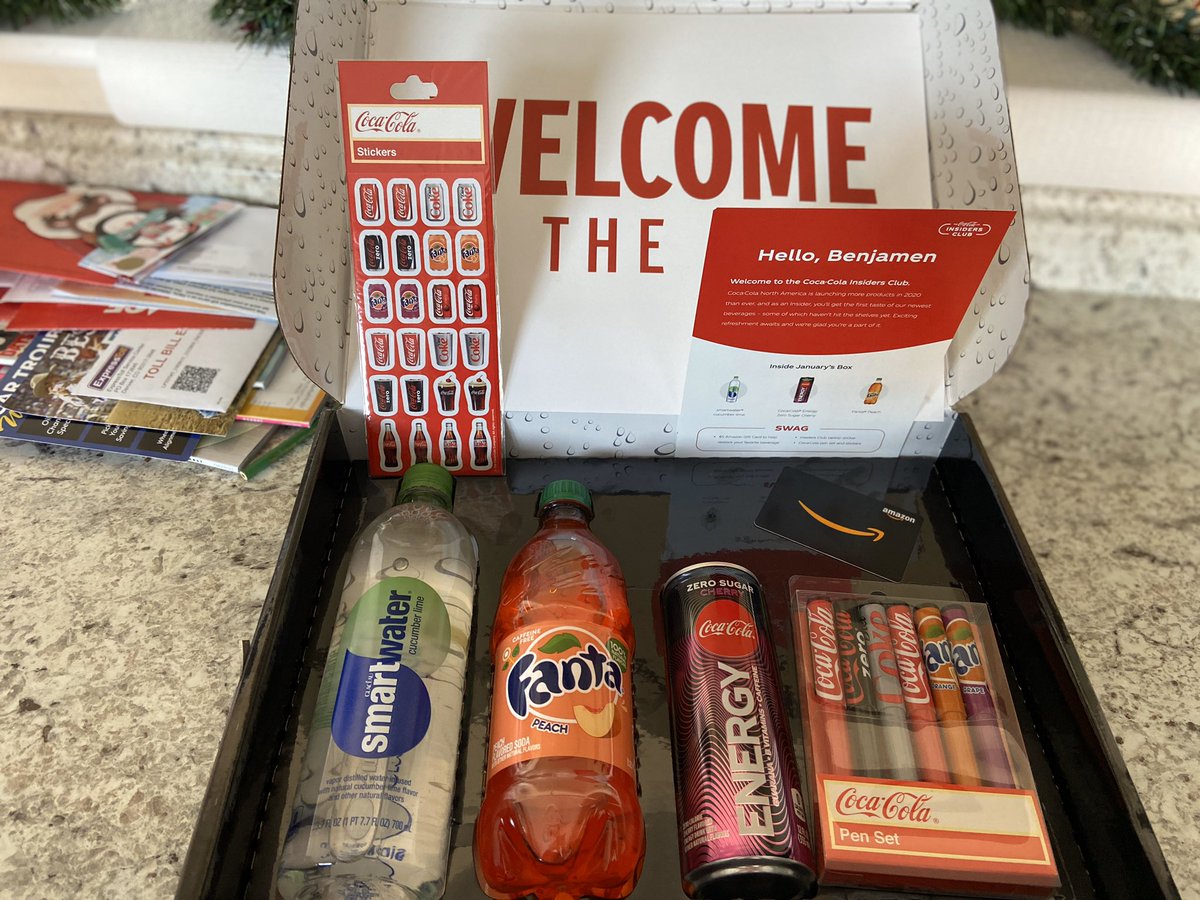 SebaschnH's tweet photo. January has arrived. Very cool. Thank you! @CocaCola #InsidersClub https://t.co/B4CBUDSO1f