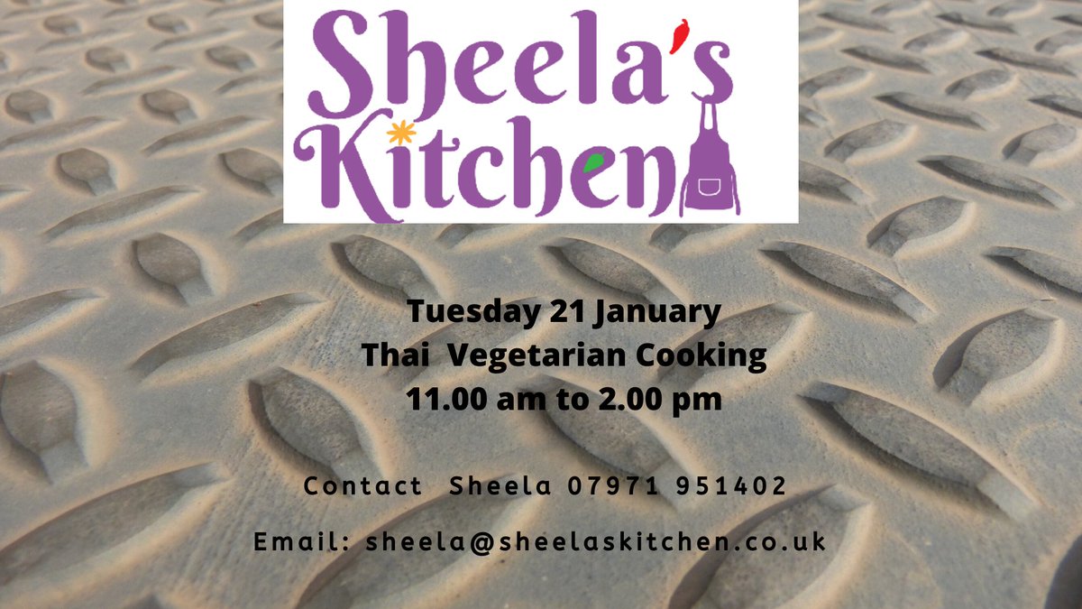 sheelakitchen's tweet photo. Thai Cookery Experience on Tuesday 21  January 11.00 am to 2.00 pm.  Only 2 places remaining. Interested? Book now 07971951402 https://t.co/5sIBl1tHPr