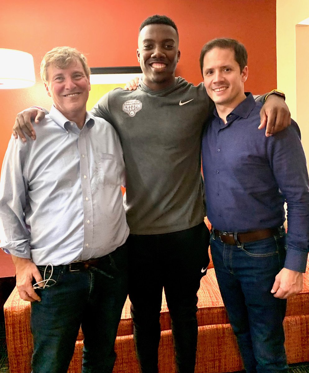 leighsteinberg's tweet photo. #PatrickTaylor Excited to welcome explosive RB @PatrickTaylor_6 @MemphisFB @TigersAthletics Strong runner with great hands, routes, similar to David Johnson @SteinbergSports SSE President @chriscabott https://t.co/6jkCocSD87