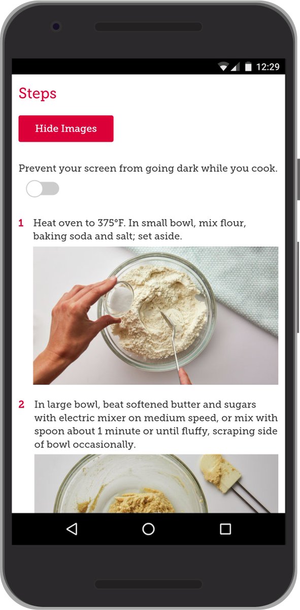 Chrome for Developers (@chromiumdev) on Twitter photo While baking cookies 🍪 from a recipe site, have you ever tapped your phone’s screen with your nose 👃📲 to prevent it from sleeping when your fingers were doughy 👨🍳?
See how <a href="/BettyCrocker/">Betty Crocker</a> uses the Wake Lock API to keep the phone awake when you’re busy.
bettycrocker.com/recipes/ultima… While baking cookies 🍪 from a recipe site, have you ever tapped your phone’s screen with your nose 👃📲 to prevent it from sleeping when your fingers were doughy 👨🍳?
See how <a href="/BettyCrocker/">Betty Crocker</a> uses the Wake Lock API to keep the phone awake when you’re busy.
bettycrocker.com/recipes/ultima…