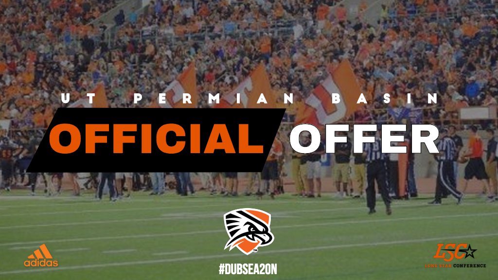 gregeggleston1's tweet photo. Blessed to receive an offer from UT Permian Basin https://t.co/qfZwg2M2tt