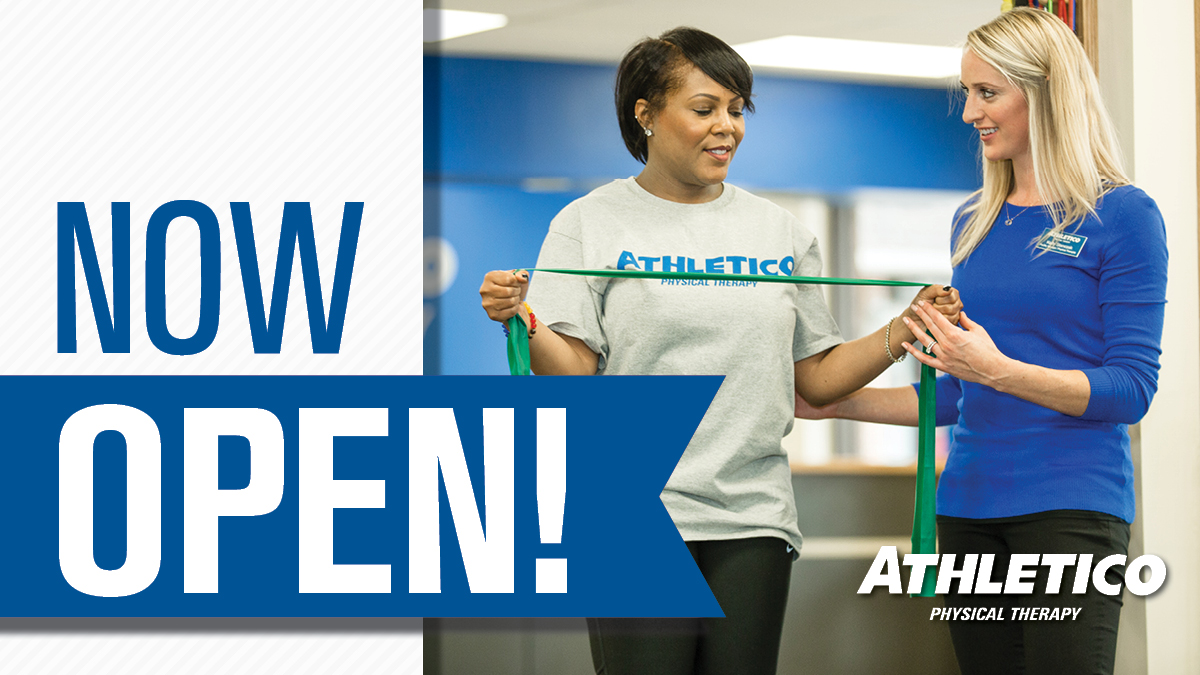 Athletico's tweet photo. We are pleased to announce that Athletico #Chesteron, IN is #NowOpen! Request an appointment today! - https://t.co/xOLOCS98pI https://t.co/EffiYxj8UE