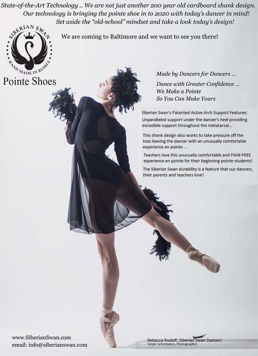 siberian_swan's tweet photo. Join us in Baltimore, MD at the Atlantic Retail Dancewear show Jan 25-27 https://t.co/dSTjxcIHVV