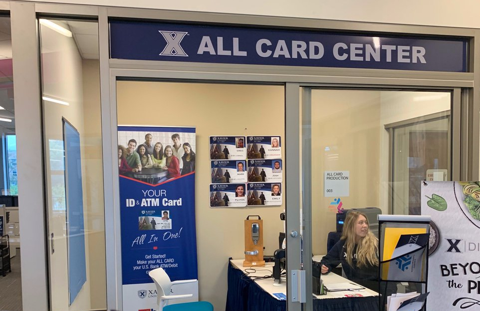 XUAuxServices's tweet photo. Do you know where your all card is? #allcard #allcardcenter #whereisit #xavieruniversity https://t.co/Q5f1rElPaZ