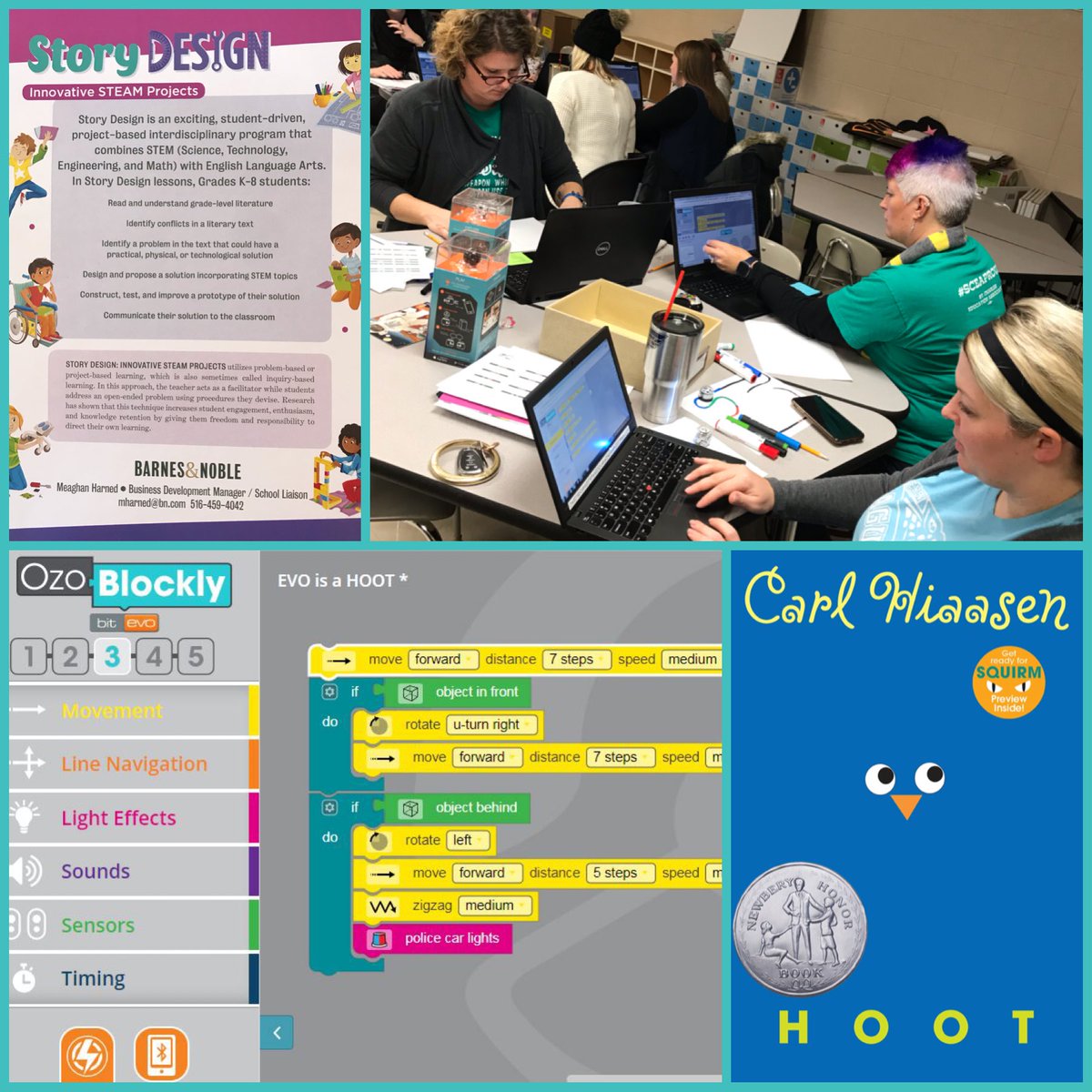 BnLadue's tweet photo. Itโs #STEMThursday so weโre featuring area schools using @BNBuzz #BNStoryDesign! Thanks, @StChasCitySch educators for being the first in region to engage w/ lesson plan! @Ozobot @Carl_Hiaasen https://t.co/E00fwvYJot