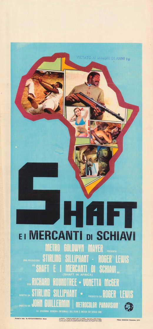 studiotstella's tweet photo. International posters for "Shaft in Africa" - 1973 by #JohnGuillermin #RichardRoundtree #JohnnyPate #VonettaMcGee https://t.co/JqtxAh2N2n