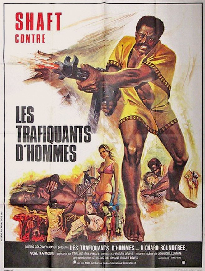 studiotstella's tweet photo. International posters for "Shaft in Africa" - 1973 by #JohnGuillermin #RichardRoundtree #JohnnyPate #VonettaMcGee https://t.co/JqtxAh2N2n
