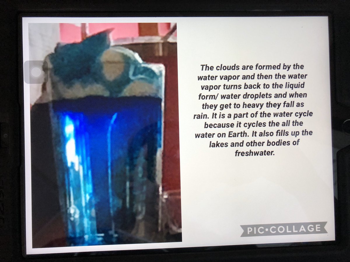 Today students participated in a experiment demonstrating what happens in the clouds during the water cycle. <a href="/LWNKCSD/">Linden West NKC</a> #lwpawpride