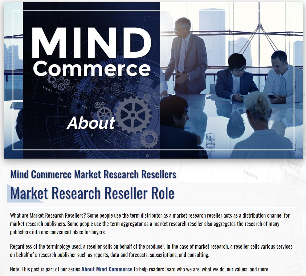 MindCommerce's tweet image. What #MarketResearch re-sellers/aggregators should a firm partner with and which ones should you liberally hit the delete key on those (constant) invitation emails...
mindcommerce.com/market-researc…
#5G #6G #AI #AIoT #IoT #Robotics #SmartCities and more !!